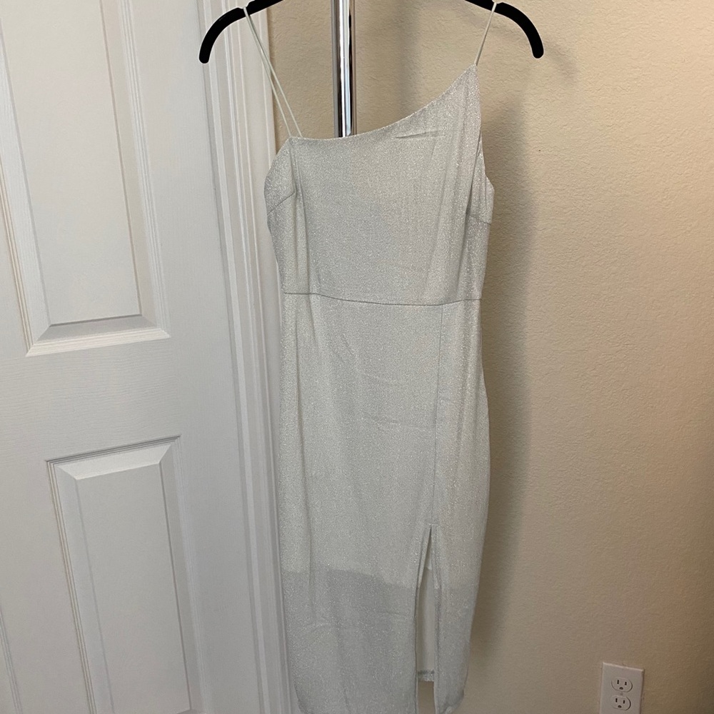 High slit midi dress